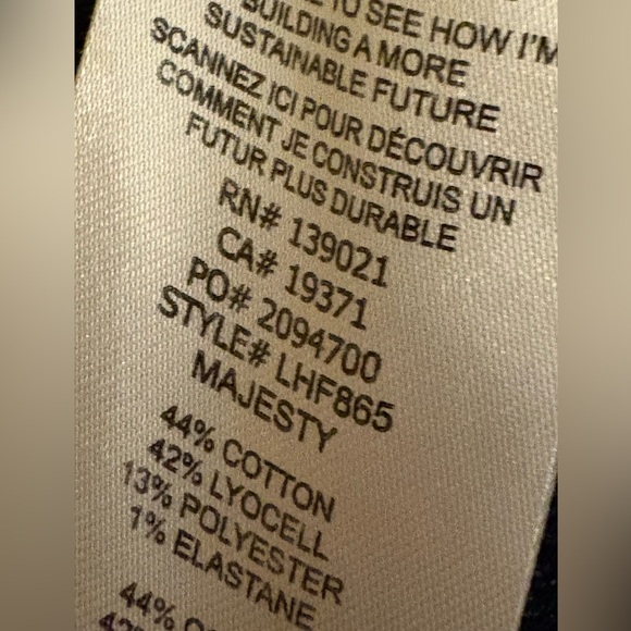 Frame Le High High-Rise Stretch Flare Jeans Size 32 in Majesty Dark Indigo - Picture 11 of 13